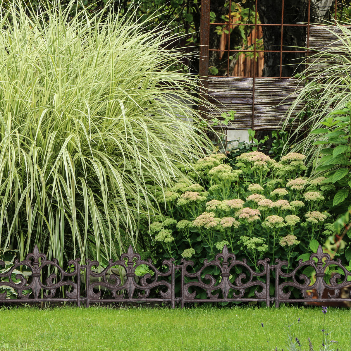 10xBEETZAUN - Braun, Metall (27/27/1cm) - Relaxdays