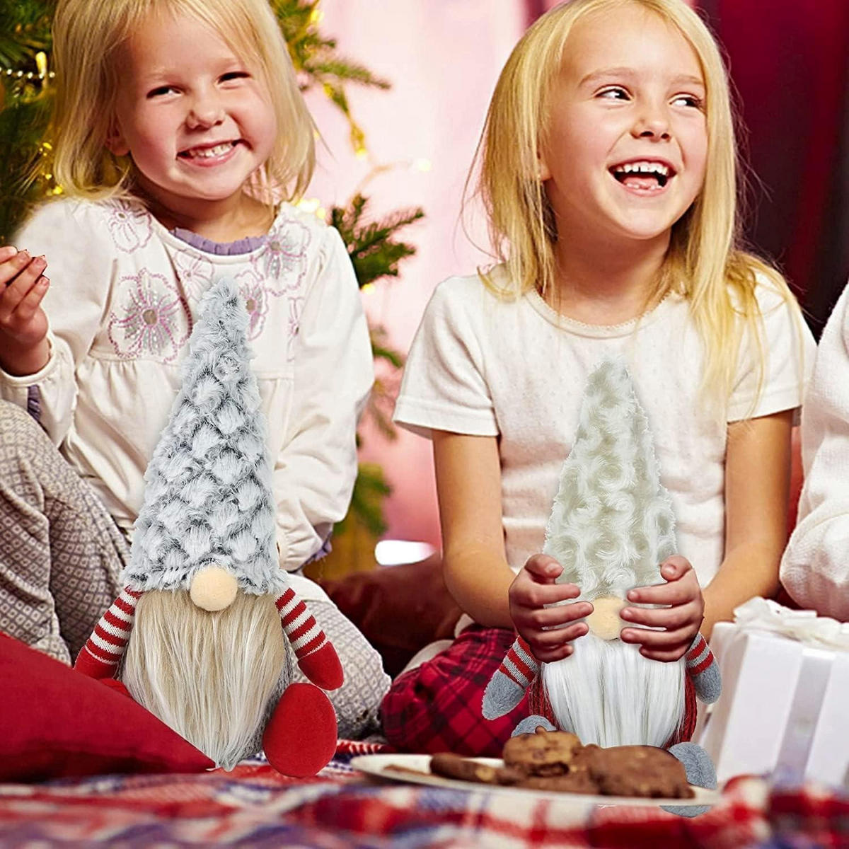 WEIHNACHTSZWERG 2-teiliges Set 25 cm - Multicolor, Textil (25cm)