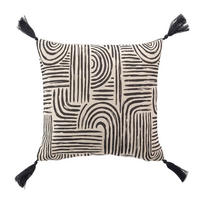 ZIERKISSEN Pandore 45/45 cm - Schwarz, Textil (45/45cm) - Douceur d´intérieur