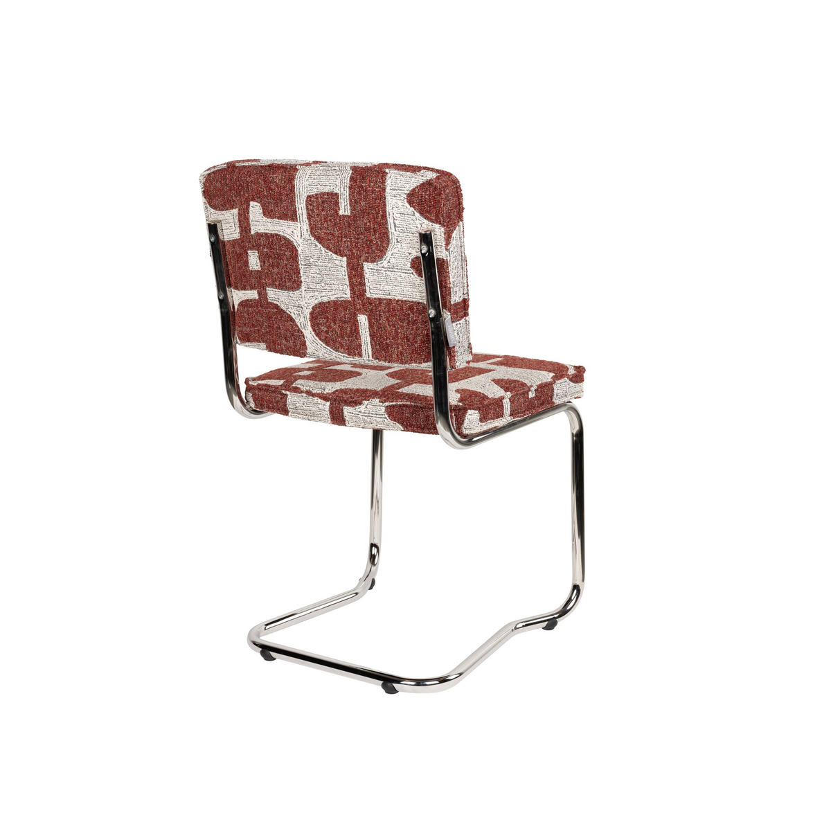 ESSZIMMERSTUHL Ridge Deco Symbols Kink Rot - 2 er Set - Rot, Kunststoff (48/85/50cm) - Zuiver
