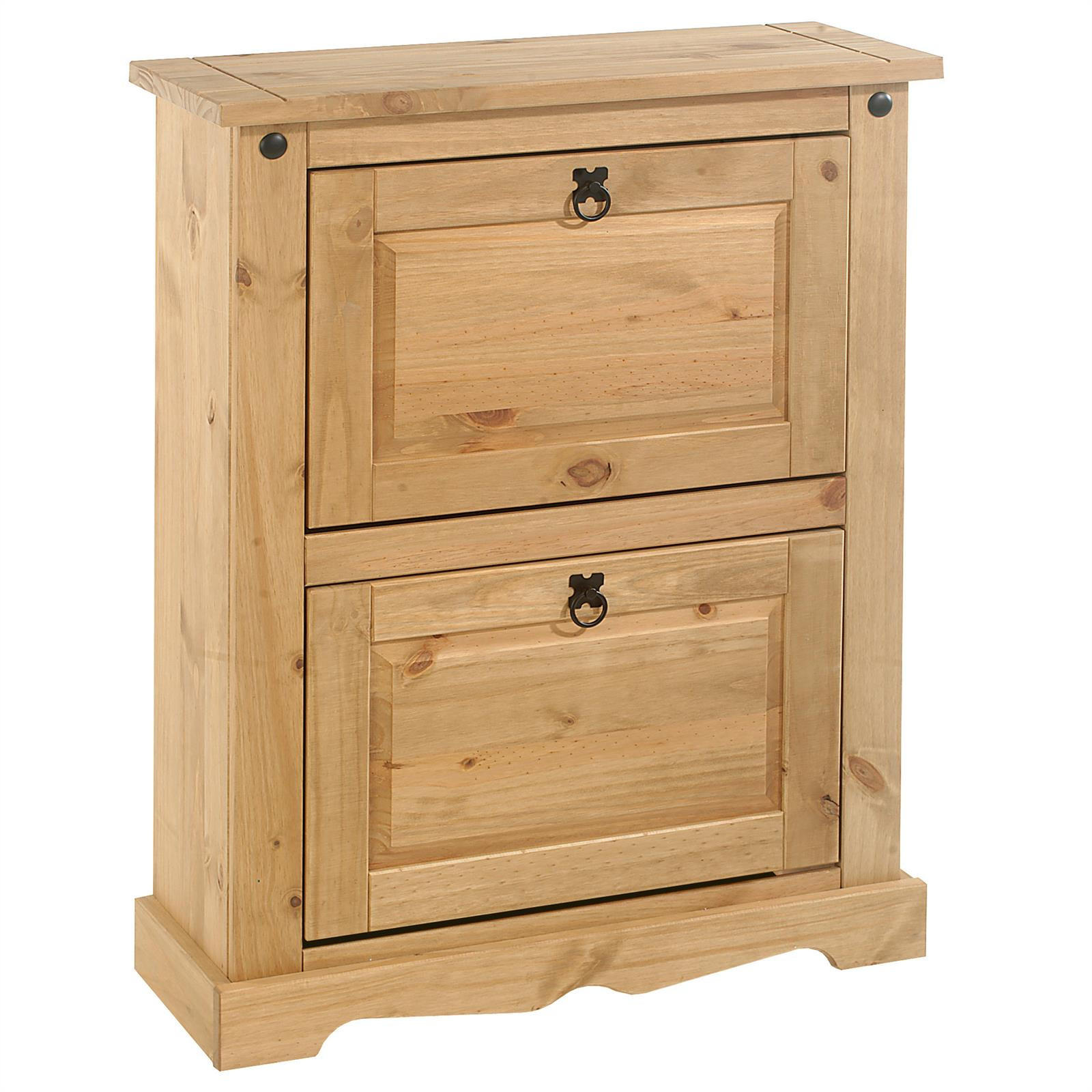 Idimex Schuhkipper Braun 73x95x26 cm