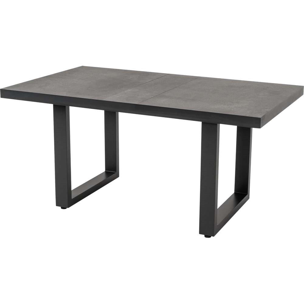 GARTENTISCH Murcia - Grau - 140/85/67 cm - Grau, Metall (140/85/67cm) - Lesli Living