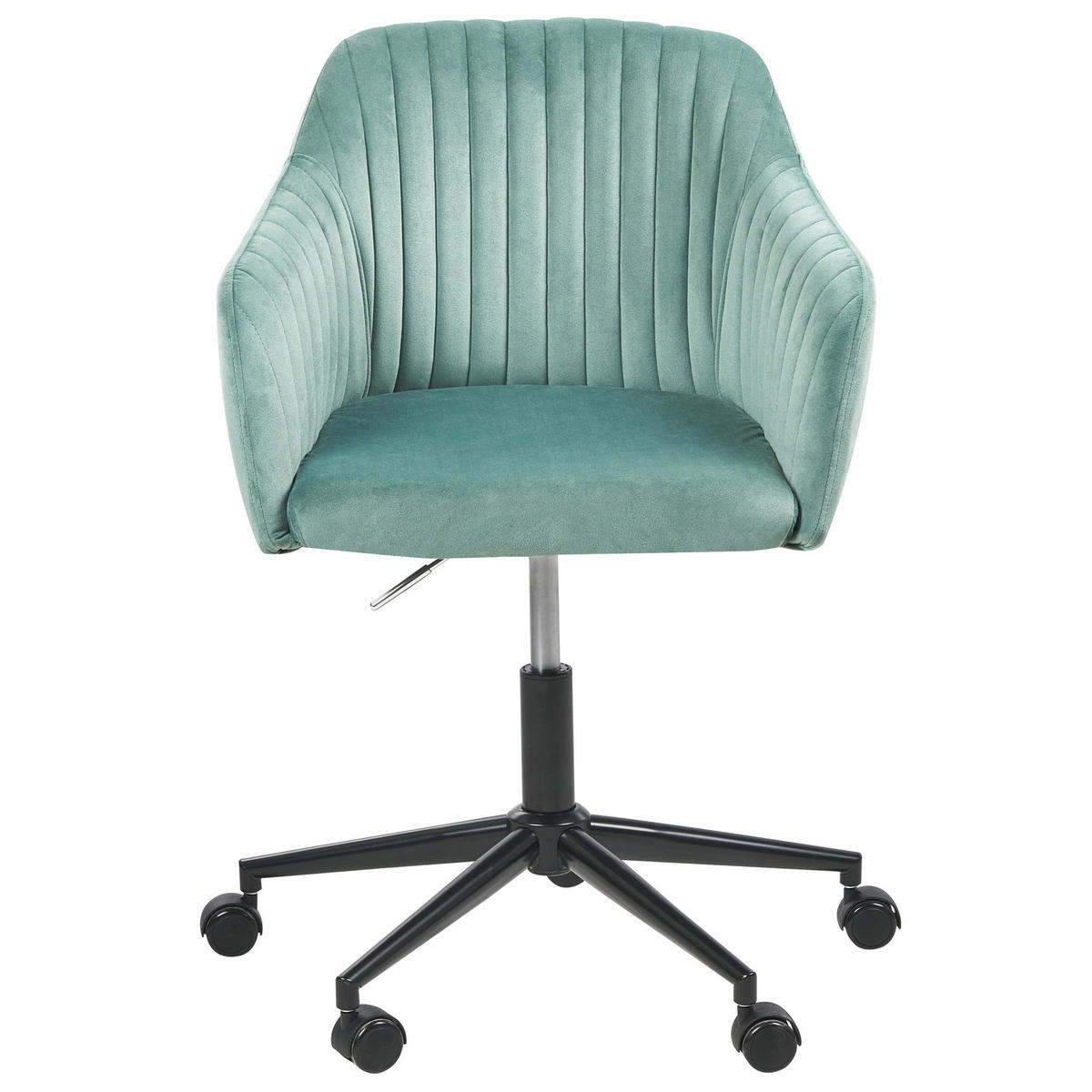 BÜRODREHSTUHL Grün Venice - Grün, Kunststoff/Textil (64/89/64cm) - Beliani