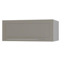 KLAPPHÄNGESCHRANK Kvantum W6B/90 Beige Matt / Grau Matt 90 / 59 / 36cm - Beige/Grau, Holz/Holzwerkstoff (90/36/59cm) - Feldmann-Wohnen