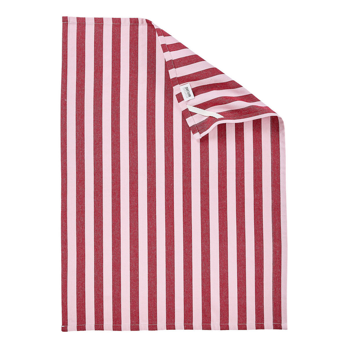 KÜCHENTUCH (2er-Set) Vegas Stripes - Bordeaux/Rosa, Textil (50/70cm) - Butlers