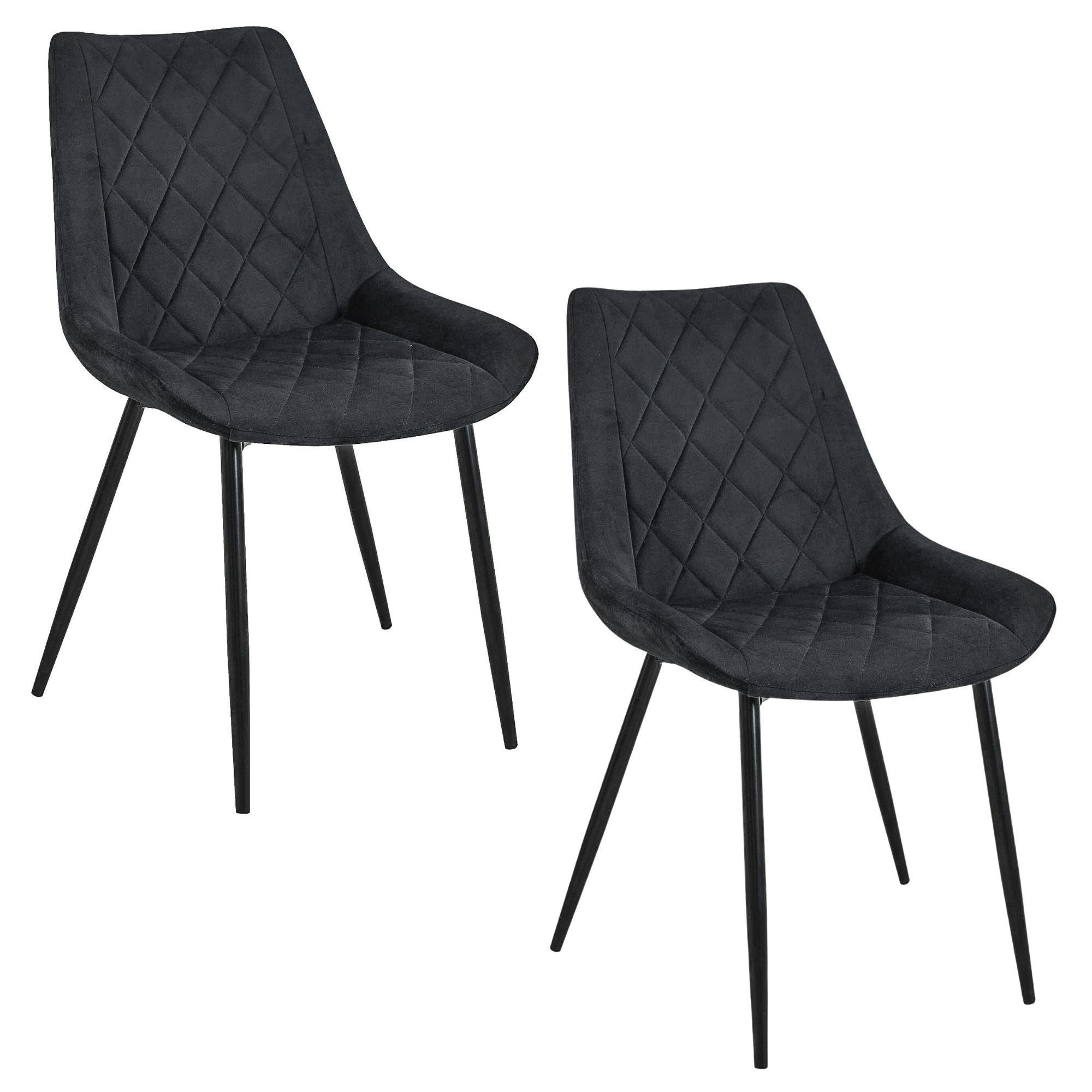Akord Stuhl Schwarz 49x83x40.5 cm
