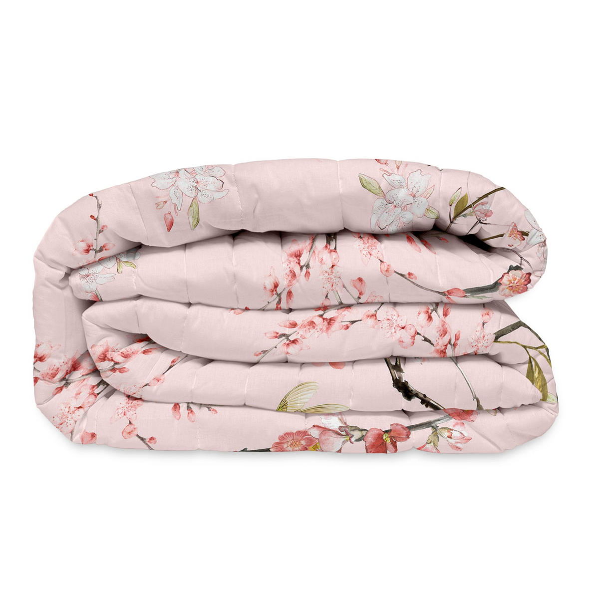 TAGESDECKE Chinoiserie rose 270x260 cm (Bett 160/180) - Multicolor, Textil (270/260cm) - Happy Friday