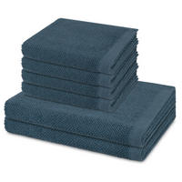 FROTTIERSET Bliss 6-teilig - Hellblau, Textil (50/100cm) - MÖVE