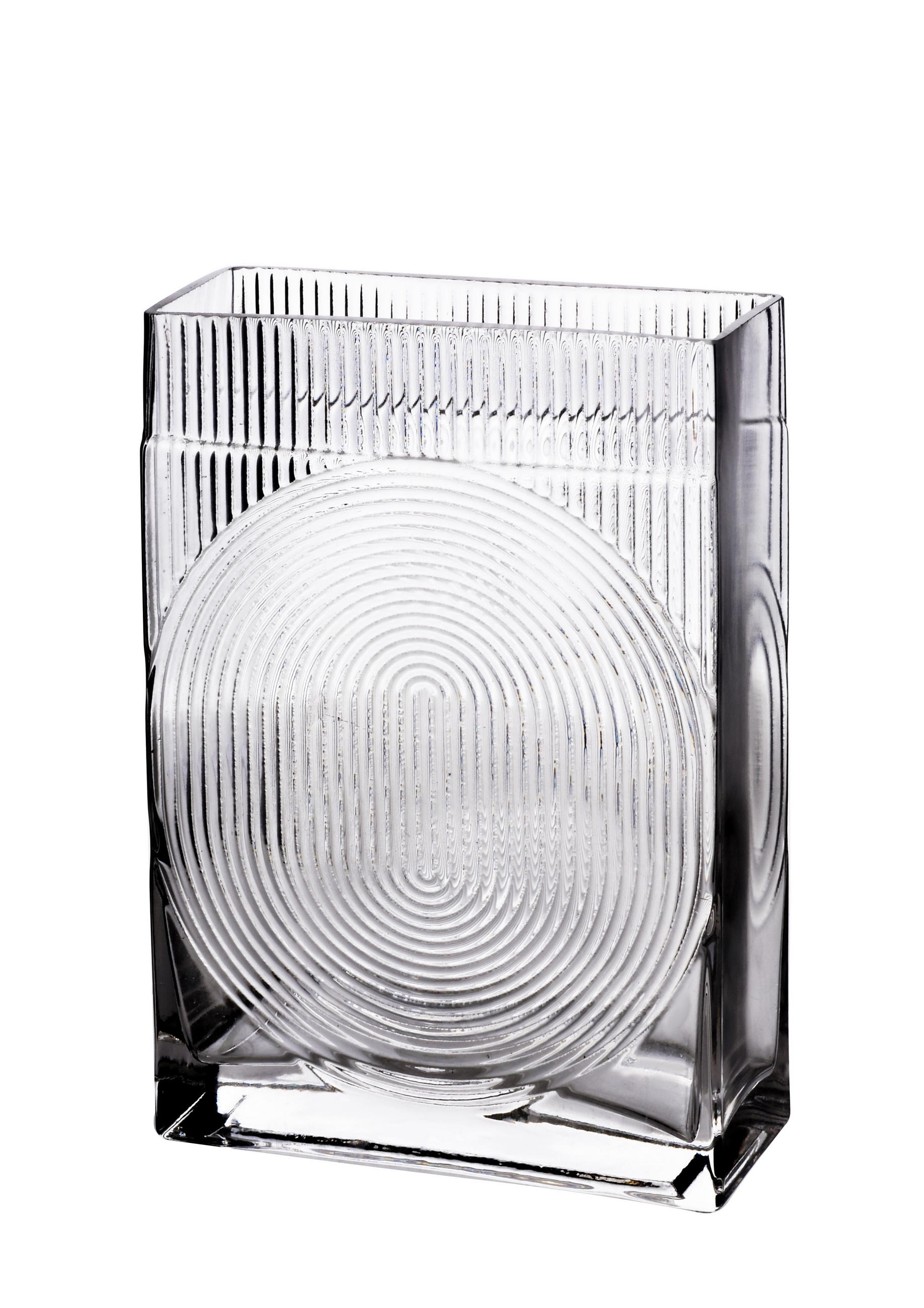 VASE Serenite Transparent 21/21/25 cm Glas - Transparent, Glas (25cm) - Mondex