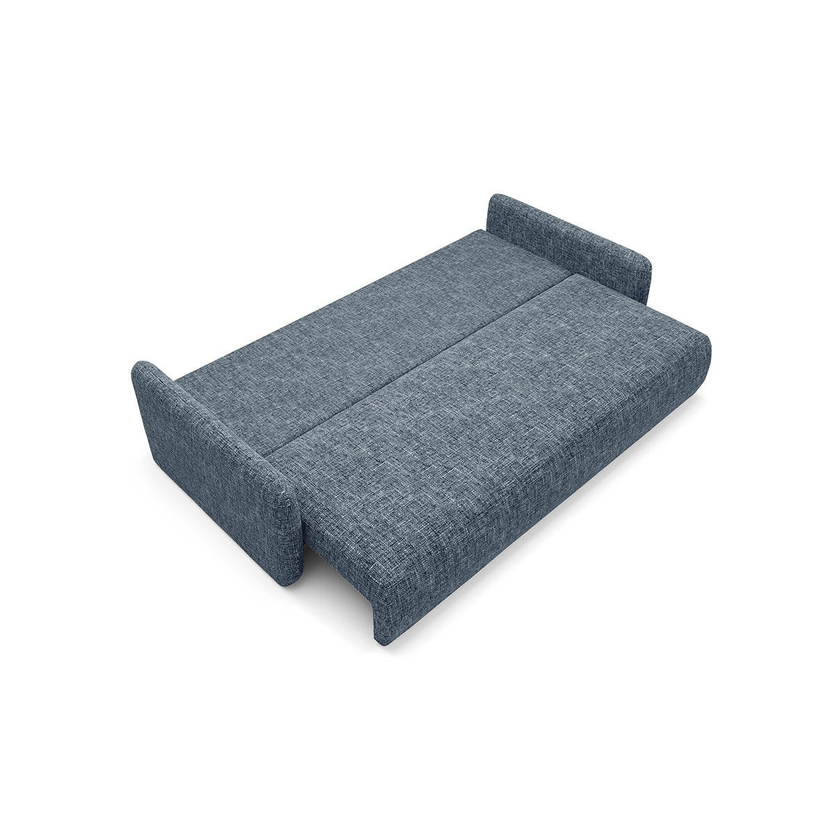 SOFA Lazare 3 Sitzplätze Blau - Blau, Holz (217/86/102cm) - Petits-meubles