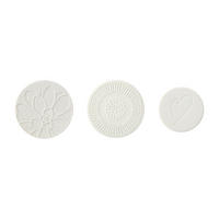 MAGNETE It‘s My Home weiß 3er Set - Weiß, Keramik (17.5/8/22cm) - Villeroy & Boch