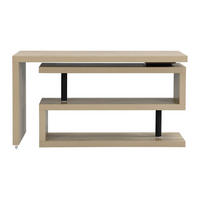 SCHREIBTISCH - 140 cm, 200 cm x 60 cm - Holz, Platte - Naturfarben Hell - NICEPHORE - Naturfarben, Holz (60/140/76cm) - Vente-Unique