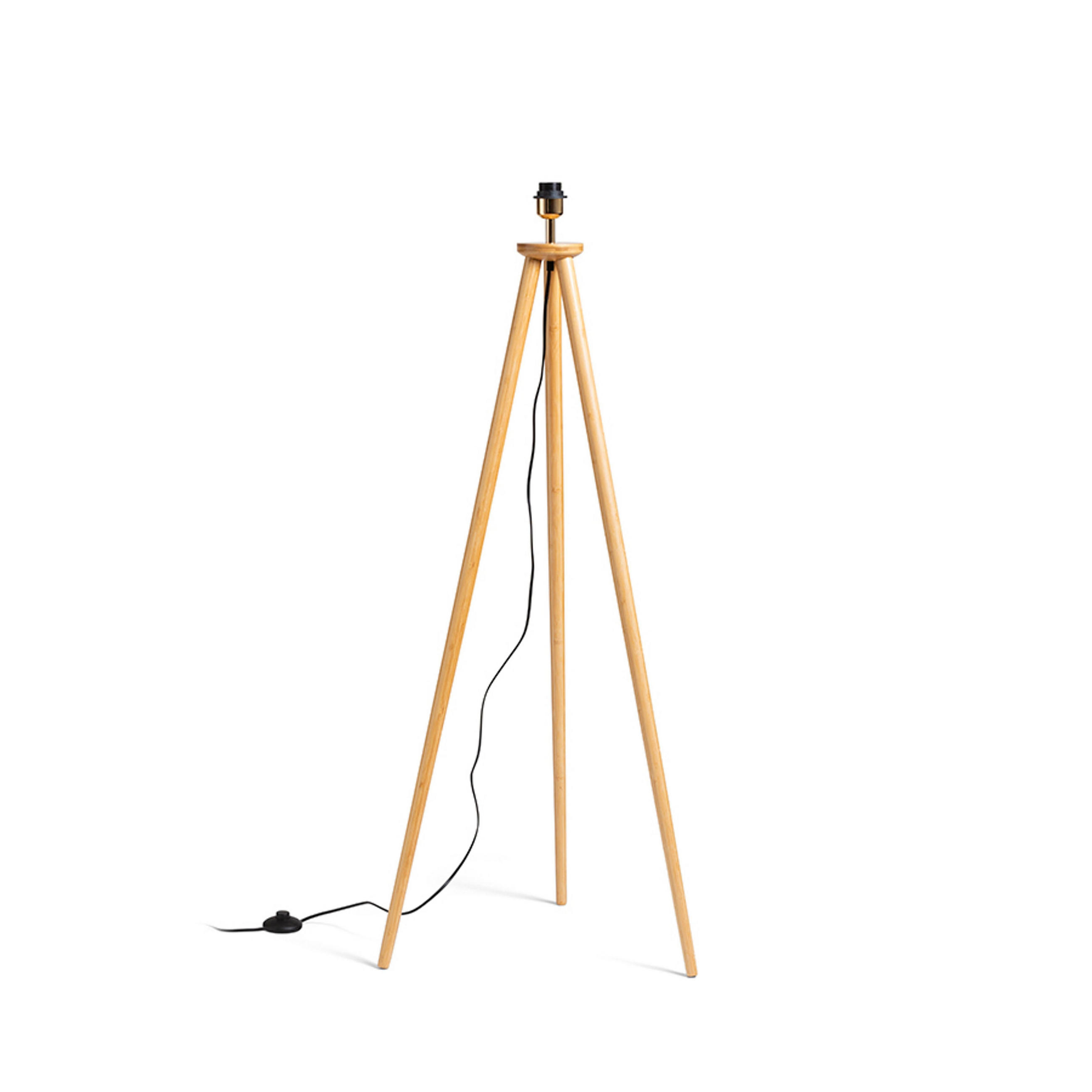 LEUCHTE BASCO bamboo Bambus 15 W - Naturfarben, Naturmaterialien (30/30/135cm) - Rendl