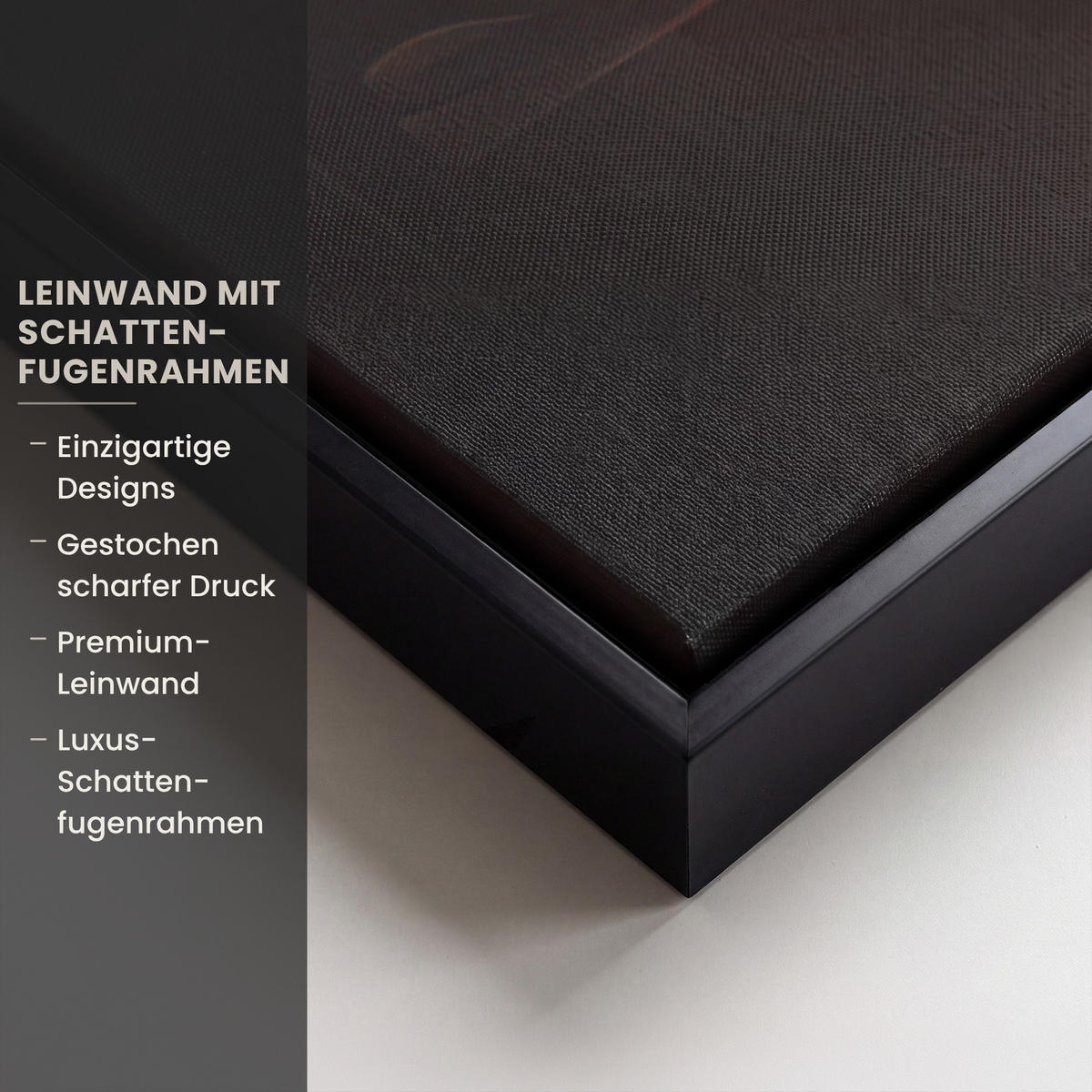 LEINWAND Bilder mit Rahmen - Weihnachtsbaum - Geschenk - Winter - 90x90 - Grün, Textil (90/90cm) - MuchoWow