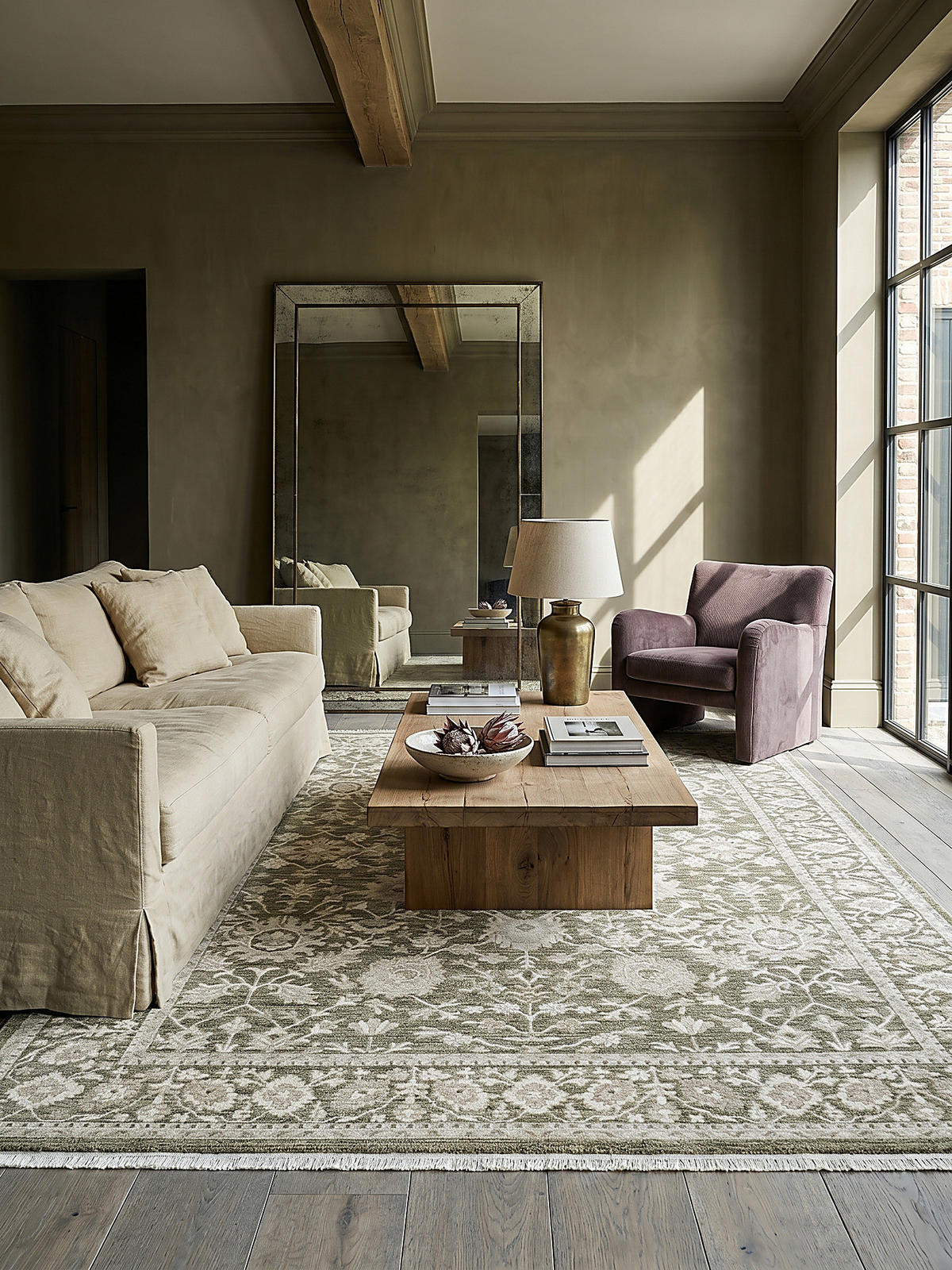 KURZFLORTEPPICH Orientalisch SCRIVIA Polypropylen Grün 160 x 230 cm - Grün, Textil (160/230cm) - KADIMA DESIGN