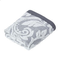 GÄSTEHANDTUCH Damast grau 40/60 cm - Grau, Textil (40/60cm) - Homescapes