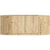 AUFSATZSCHRANK Eiche Artisan 100x50x55 cm - Eiche Artisan, Holzwerkstoff (100/55/50cm) - Akord