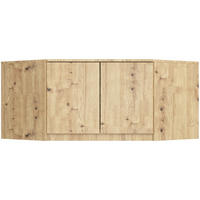 AUFSATZSCHRANK Eiche Artisan 100x50x55 cm - Eiche Artisan, Holzwerkstoff (100/55/50cm) - Akord