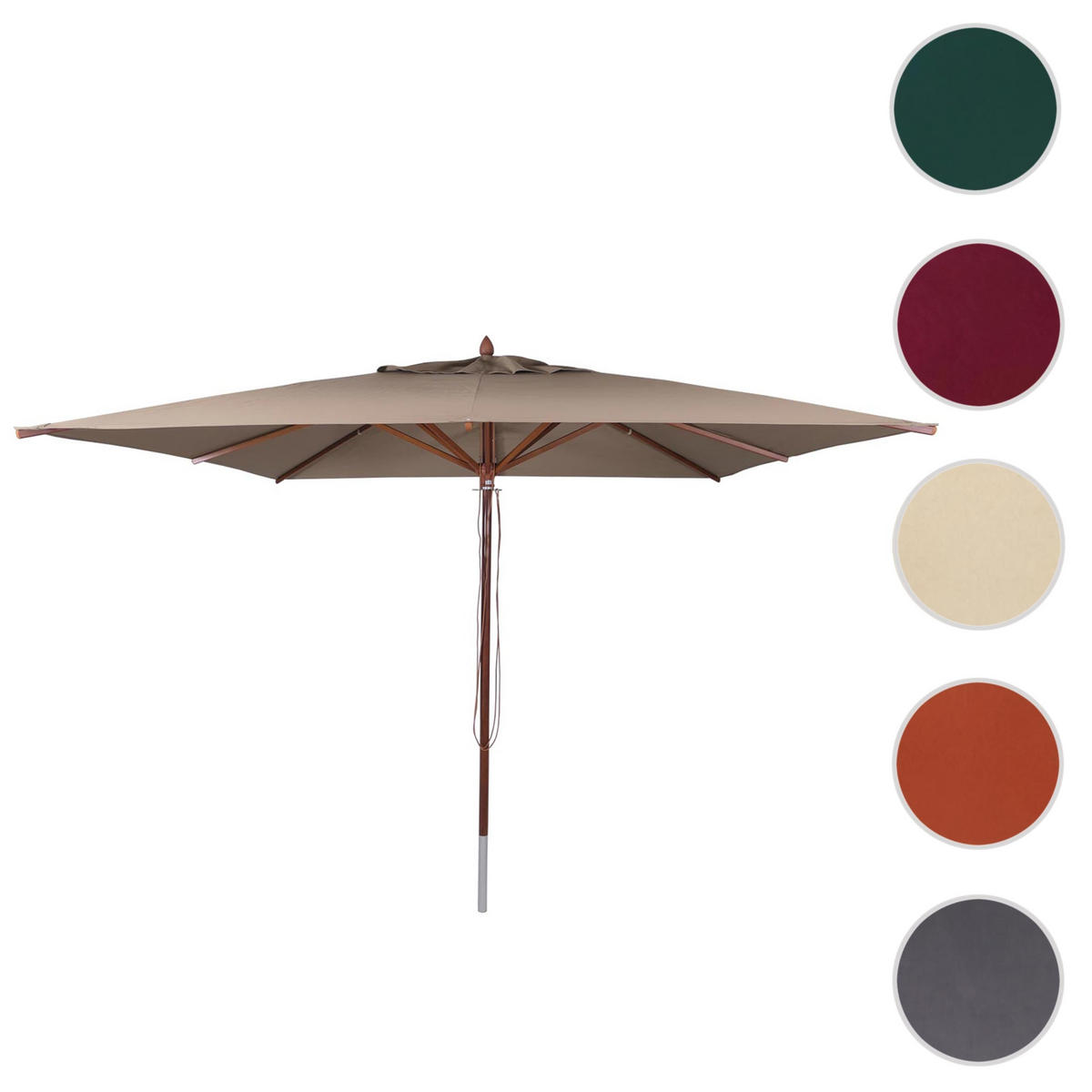 SONNENSCHIRM C57B taupe - Taupe, Textil (400/400cm) - MCW