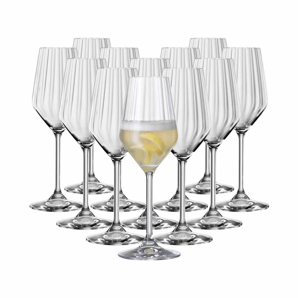 CHAMPAGNERGLÄSER Lifestyle transparent 310 ml 12er Set - Transparent, Glas (0.31L) - Spiegelau