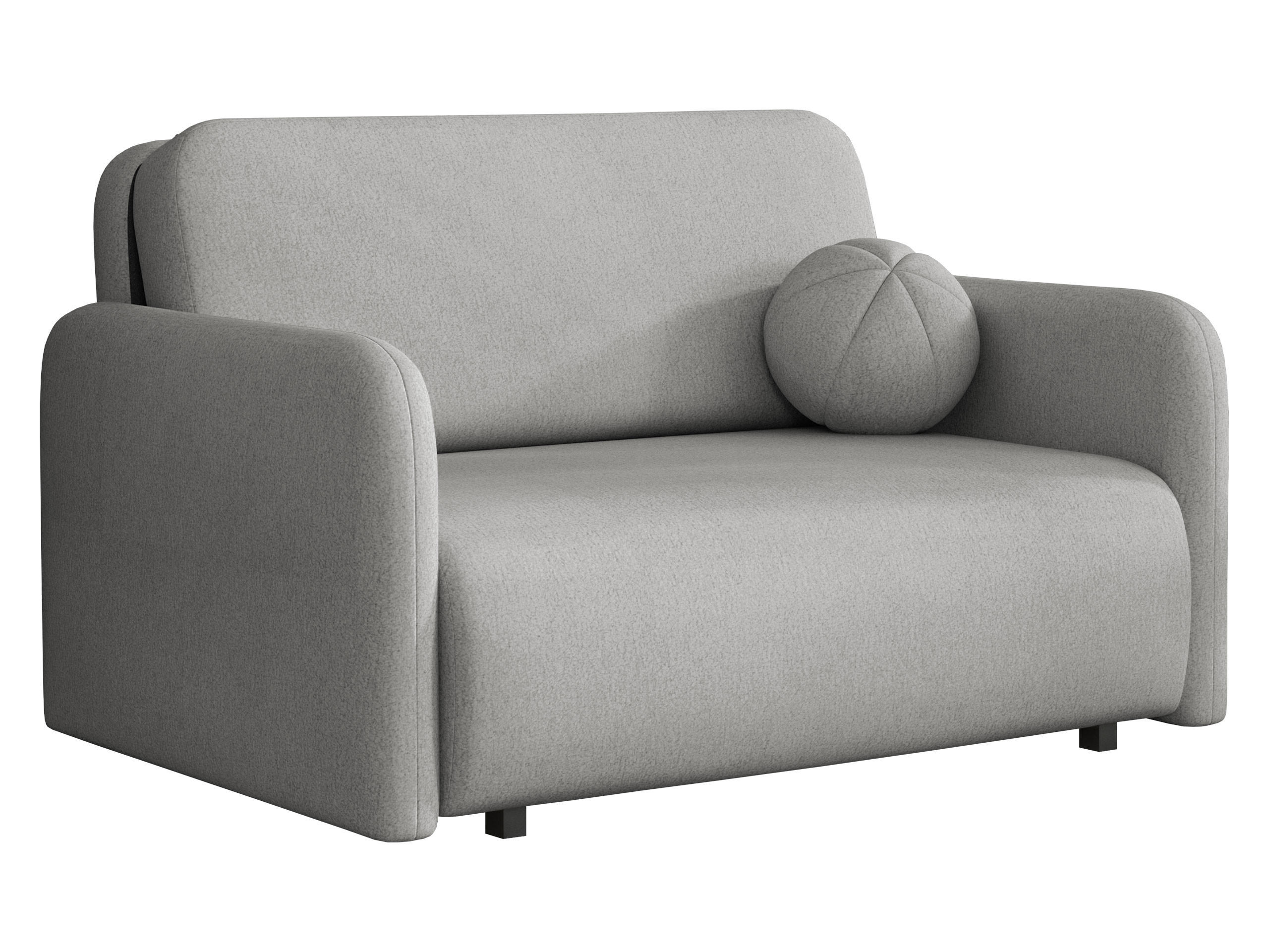 SCHLAFSOFA Viva Sun II - Hellgrau/Schwarz, Holz/Textil (130/85/103cm) - MIRJAN24