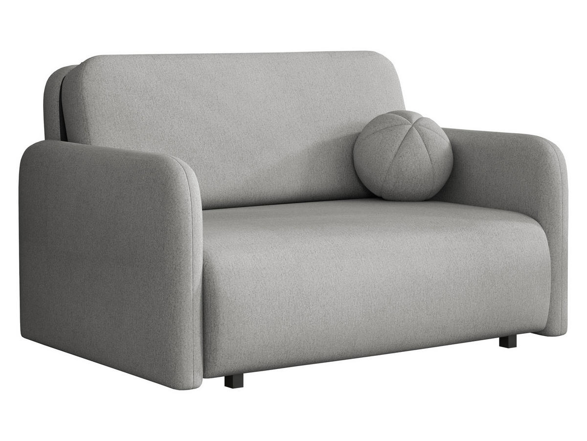 SCHLAFSOFA Viva Sun II - Hellgrau/Schwarz, Holz/Textil (130/85/103cm) - MIRJAN24