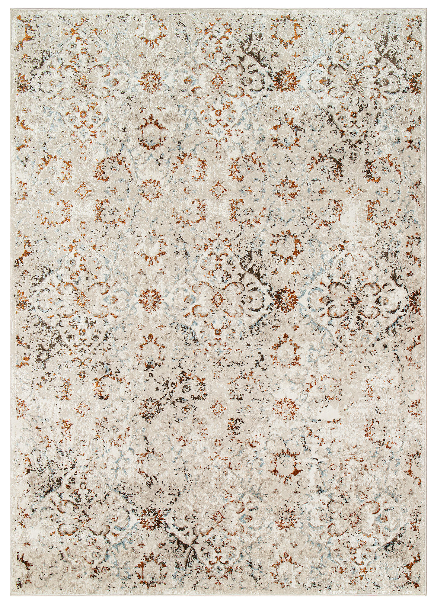 TEPPICH RETRO Weiß 120/170 cm - Weiß, Textil (120/170cm) - Tapiso