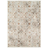 TEPPICH RETRO Weiß 120/170 cm - Weiß, Textil (120/170cm) - Tapiso