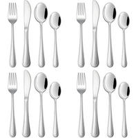 KINDERBESTECK 16-teiliges Set Edelstahl - Silberfarben, Metall