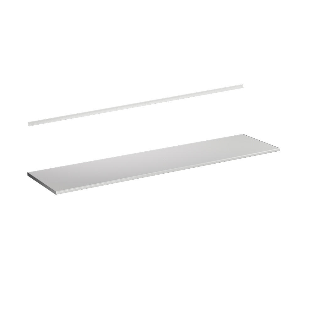Vicco Küchenarbeitsplatte Weiß 240x2.8x60 cm