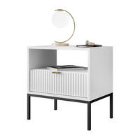 NACHTTISCH CORTADO S54 WEISS - Weiß, Holzwerkstoff (54/56/39cm) - Lookway
