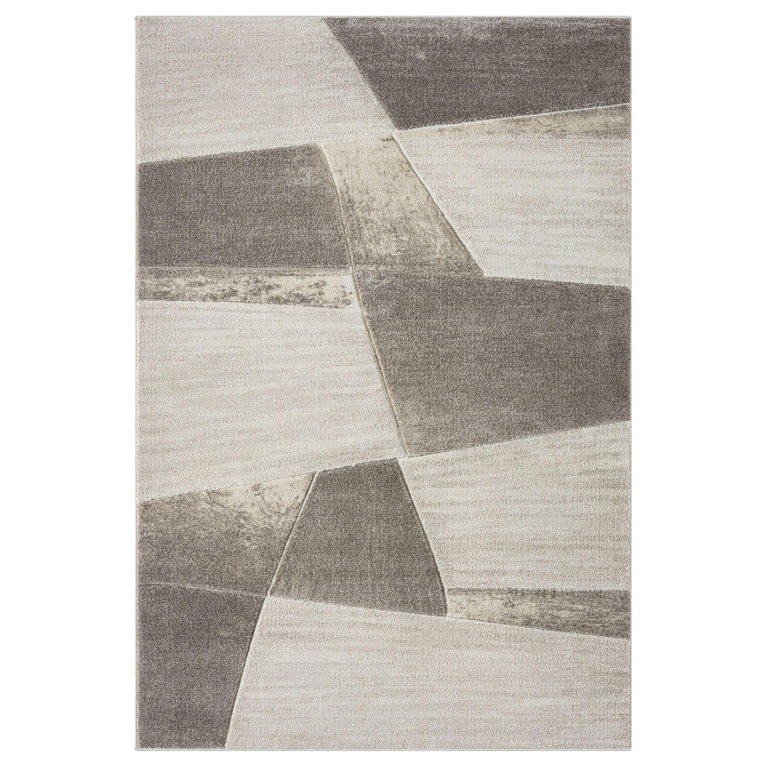 KURZFLOR-TEPPICH Bonito 9053 Braun 80x150 cm - Braun, Textil (80/150cm) - carpet city