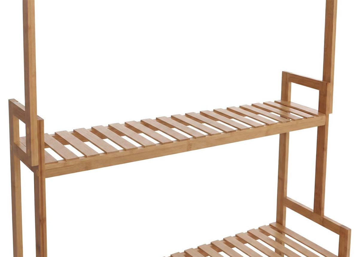 STANDGARDEROBE Hellbraun - Hellbraun, Holz (93/175/38cm) - MCW
