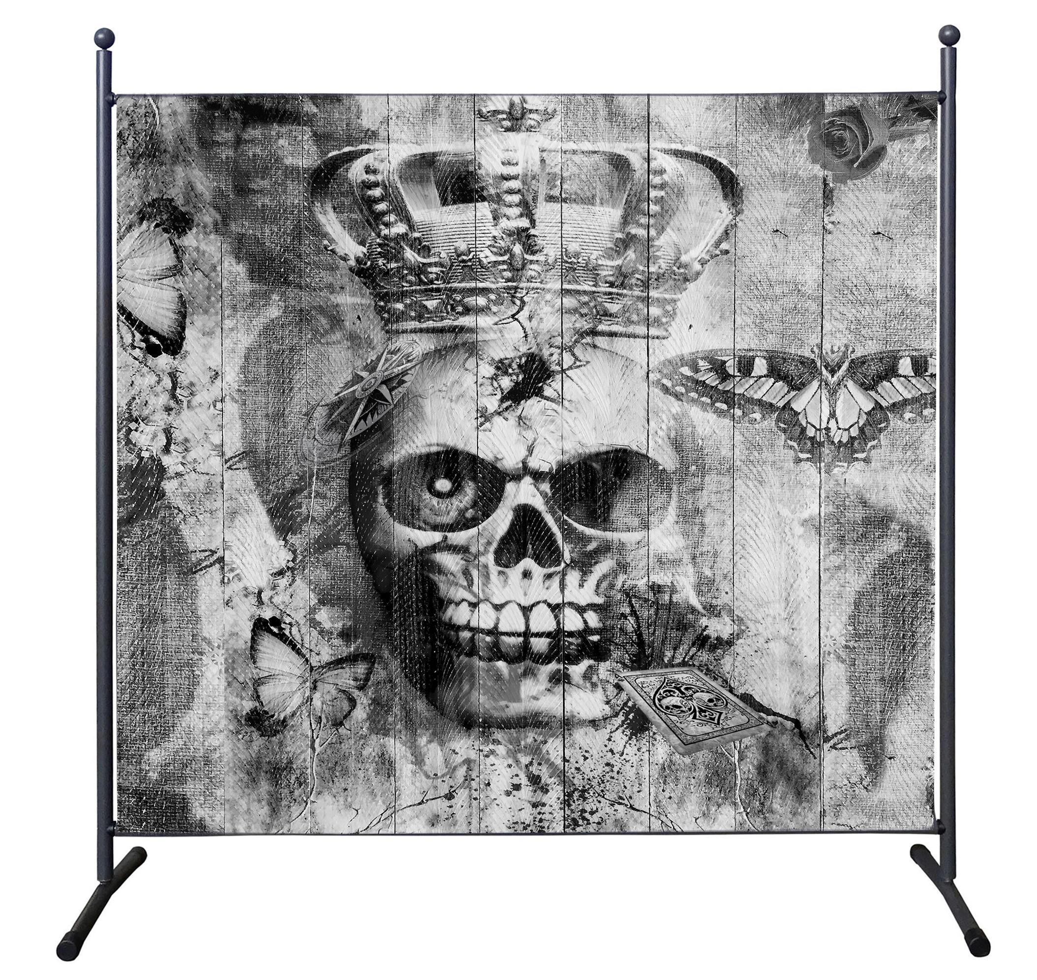 Quick Star Paravent Mehrfarbig 178x180 cm