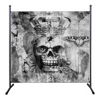 PARAVENT 1-tlg. 180x178 cm Skull - Multicolor, Metall (178/180cm) - QUICK STAR