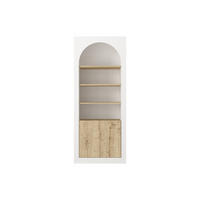 BÜCHERREGAL - 74 cm x 35 cm - holz - naturfarben hell, weiß Cymora - Naturfarben/Weiß, Holz (74/180/35cm) - Vente-Unique
