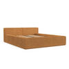 POLSTERBETT Casto mit Stauraum 200/200 cm Honiggelb im Poso Stoff - Schwarz/Naturfarben, Holz/Holzwerkstoff (200/200cm) - AltaBeds