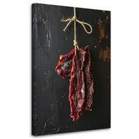 LEINWANDBILD Essen & Trinken 80x120cm - Rot, Textil (80/120cm) - Feeby