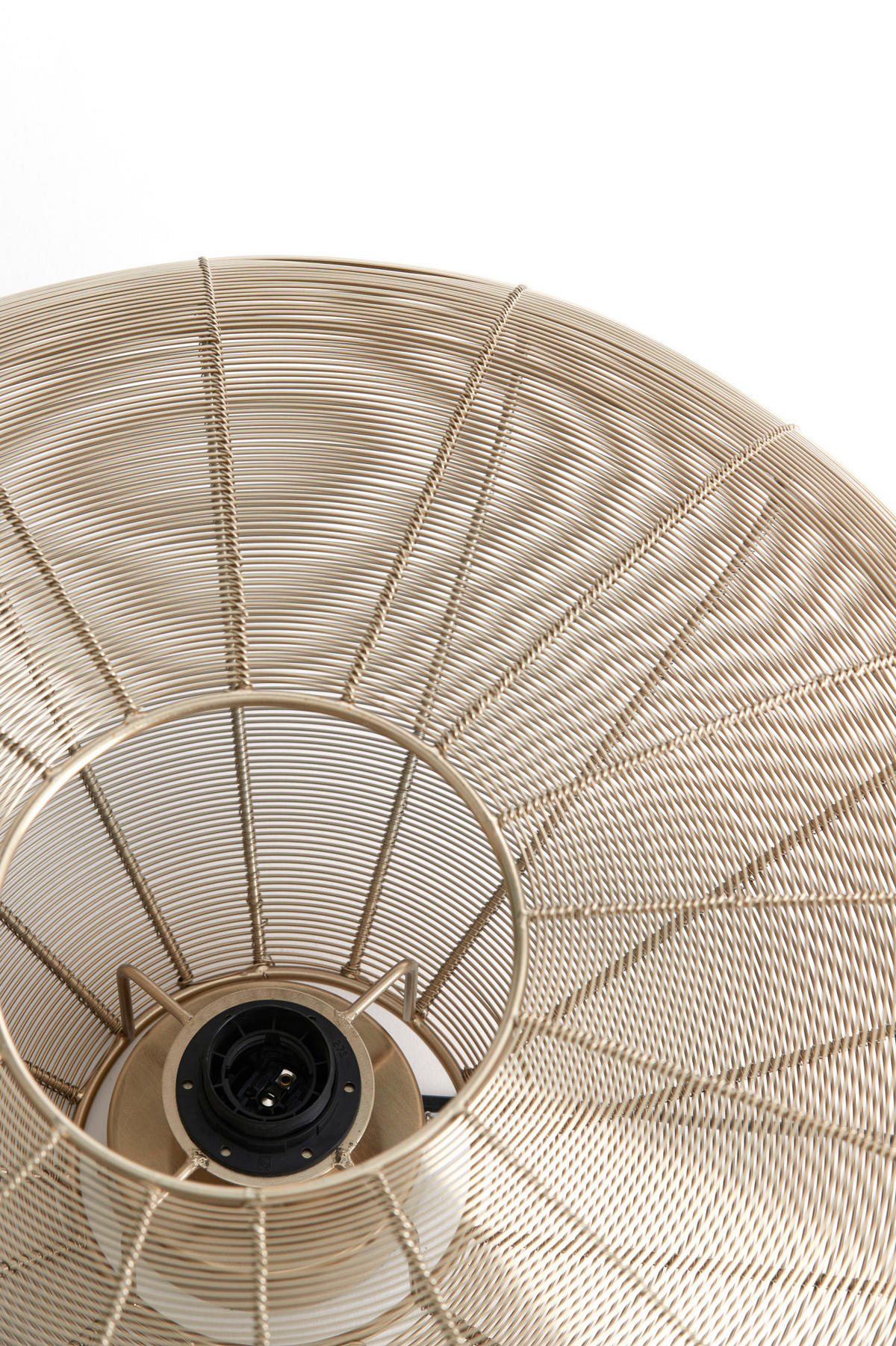 DECKENLEUCHTE Bahoto Gold Ø40/17 cm - Goldfarben, Metall (40/40/17cm) - Light & Living