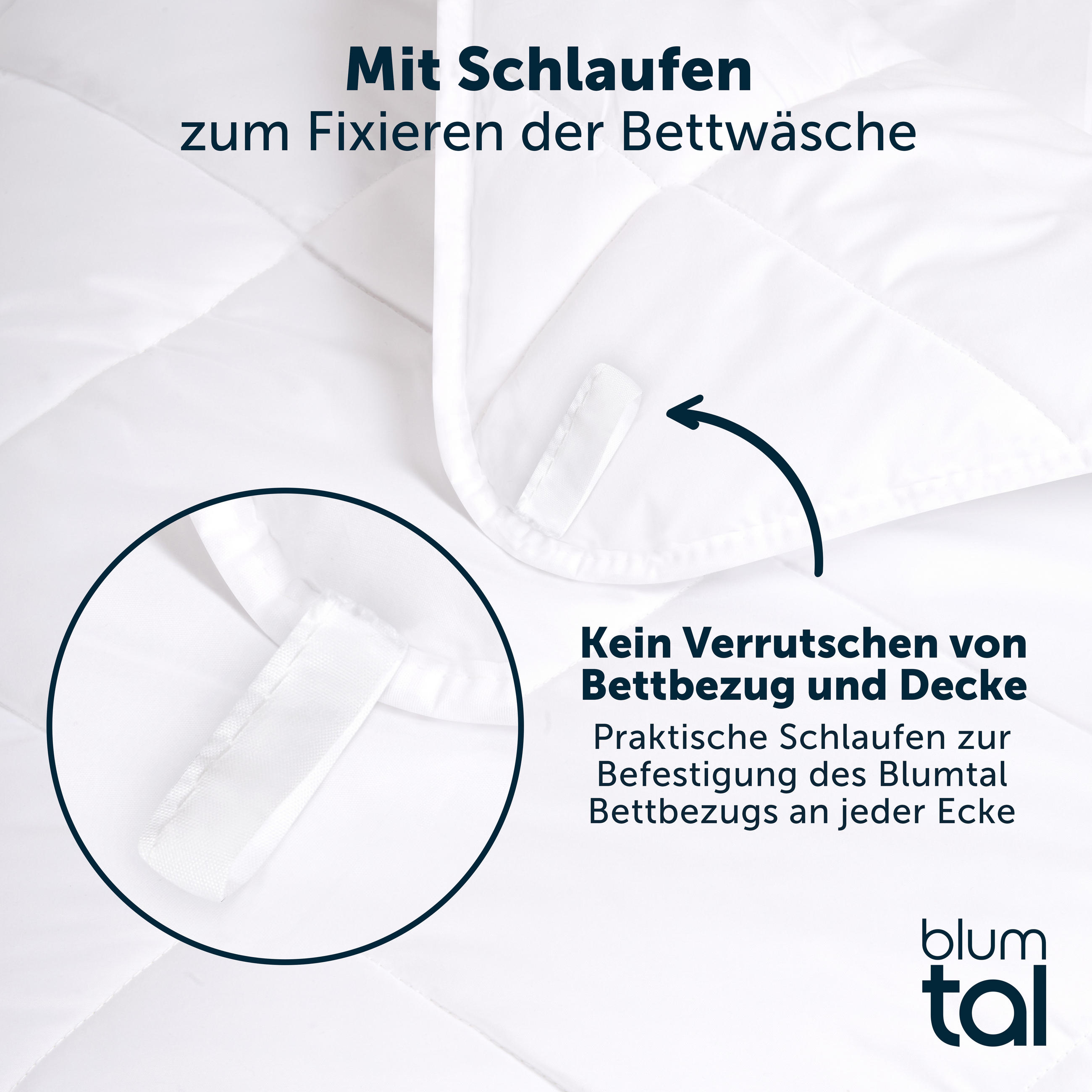 GANZJAHRESDECKE 200/200 cm - Weiß, Textil (200/200cm) - Blumtal