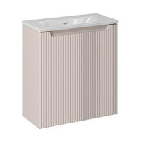 WASCHTISCHKOMBI 80 cm 2 Teile Nova Cashmere N BM215 in Kaschmir/Matt - Kaschmir, Holz (80/57/40cm)