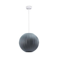 PENDELLEUCHTE Hugo Pd1 Kallisto - Weiß/Grau, Metall (30/30/30cm) - Paco Home