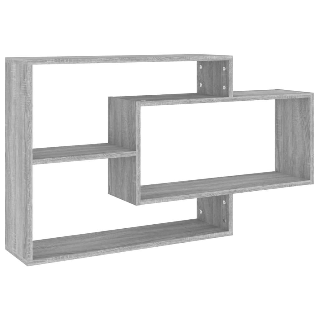 vidaXL Wandregal Silbereichen 104x58.5x20 cm