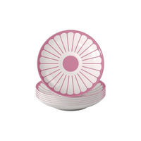 ESPRESSOUNTERTASSEN Fleur Couleur Cassis ø 11,7 cm 6er Set - Pink, Keramik (11.7cm) - Villeroy & Boch
