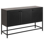 SIDEBOARD Newcastle  in  - Schwarz, Design, Metall (125/75/40cm) - Ambia Home