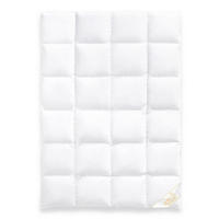 WINTERBETTDECKE GOLDIE Gänsedaunen warm - Weiß, Naturmaterialien/Textil (155/220cm) - Goldmarie 