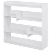 REGAL DE-15469 90/24/91 cm, 4 Ebenen, 3 Rückwände Weiß - Weiß, Holzwerkstoff (24/91/90cm) - ComfortXL