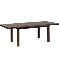 ESSTISCH COSPE ausziehbar bis 240cm, Walnuss dunkel - Walnussfarben/Braun, Holz (160/77/90cm) - KONSIMO®