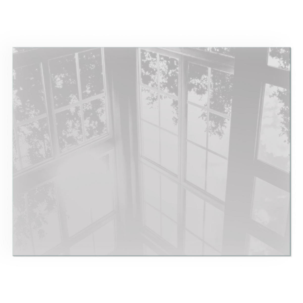 GLASPLATTE für Kamin 80x60 cm - Grau, Glas (80/60/0.4cm) - TULUP