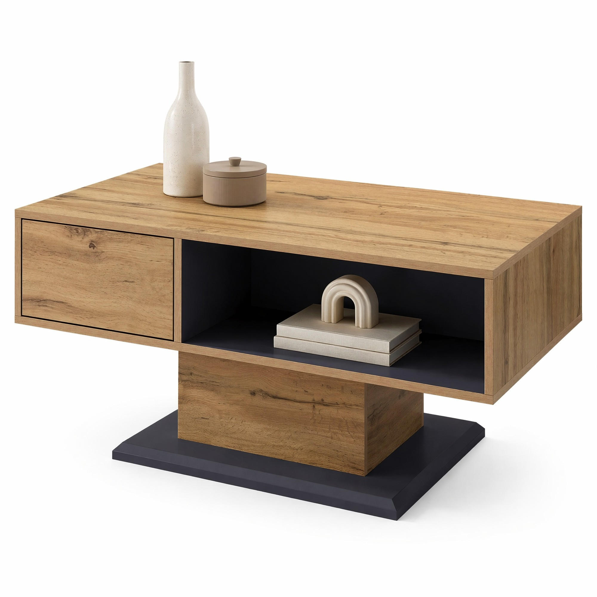 Ivmeu Couchtisch Natur 50x46.5x100 cm